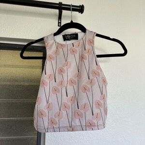 Kalokini resort crop top anthurium